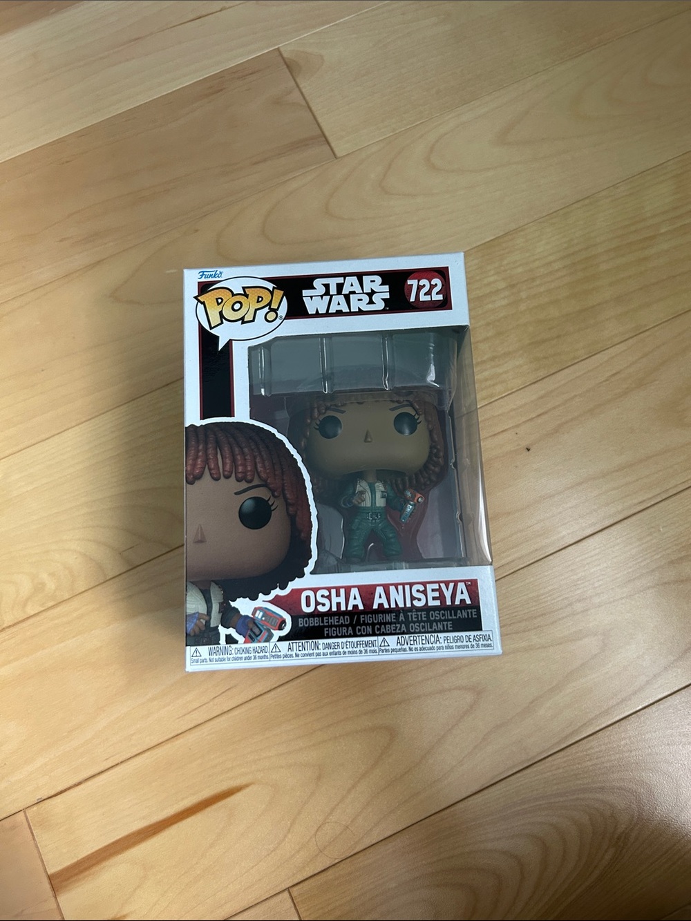 Funko Pop! Star Wars Osha Aniseya Vinyl Figure - Green & White